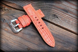 bracelet-montre-alligator-vanuatu-orange-2
