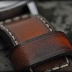 panerai 104 sur bracelet montre cuir canotage modèle orcade