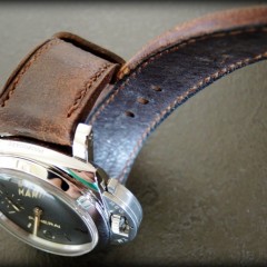 panerai 422 sur bracelet montre cuir ammo