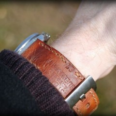 bracelet montre cuir ammo