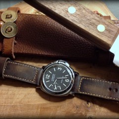 panerai 001 sur bracelet montre cuir canotage modele soldier key