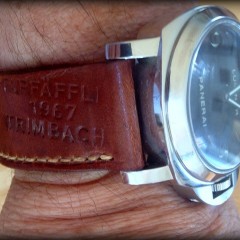 panerai sur bracelet montre cuir ammo